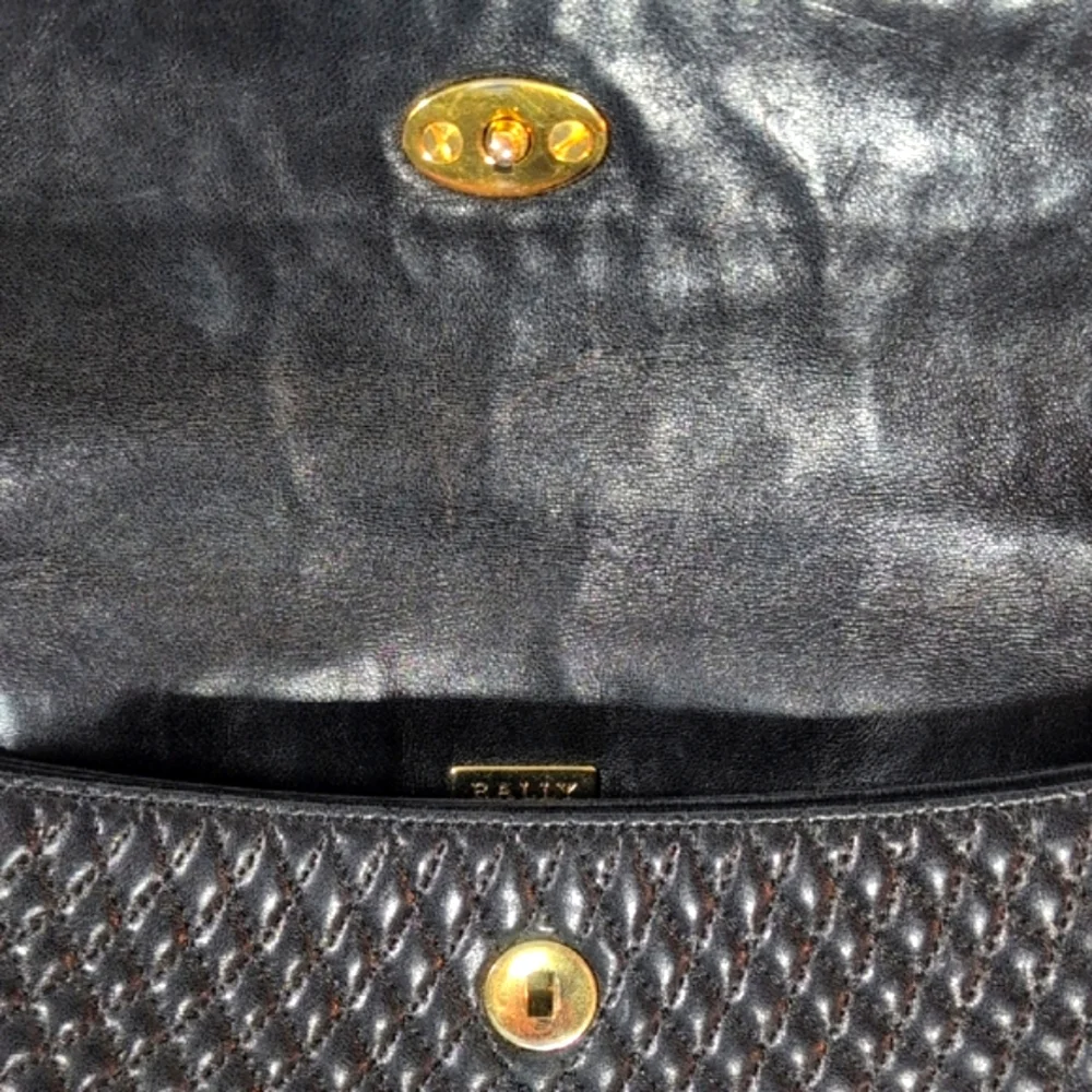 Bally Quilted Top Handle Bag and Wallet